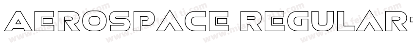 Aerospace Regular字体转换